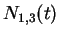 $N_{1,3}(t)$