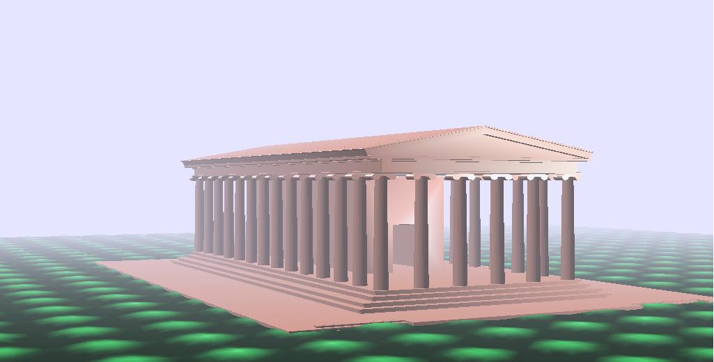 Vista em perspectiva de cima