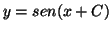 $y = sen(x+C)$